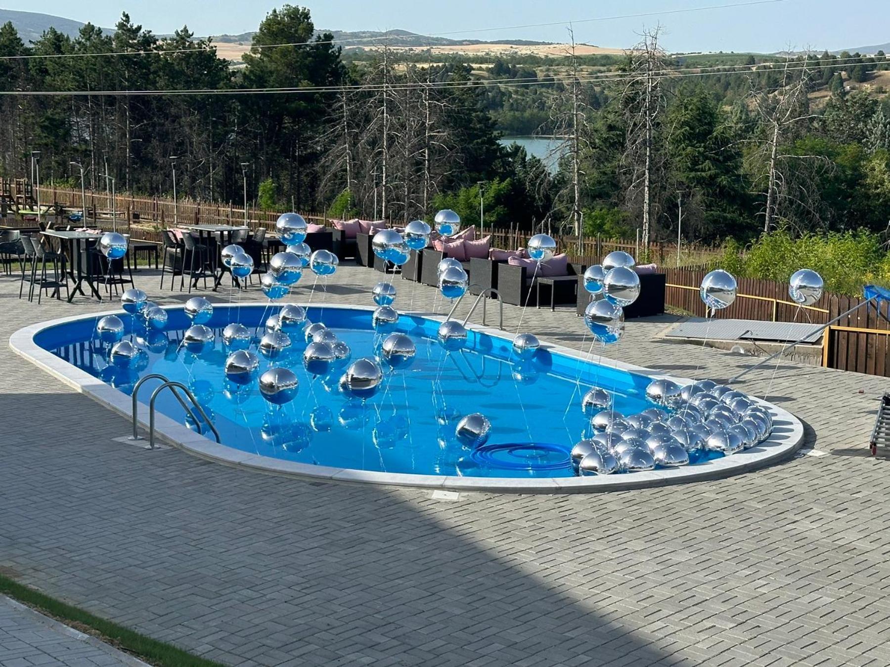 Eco Camp Lake Mladost Veles Bagian luar foto
